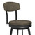 Conway 30" Bar Height Barstool in Mineral Finish and Grey Walnut Seat