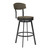 Conway 30" Bar Height Barstool in Mineral Finish and Grey Walnut Seat