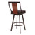 Easton 30" Bar Height Barstool in Auburn Bay with Brown Faux Leather and Sedona Wood