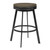 Topeka 26"Â Counter Height Barstool in Mineral Finish and Grey Walnut Wood Seat