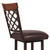 Bree 26"Â Counter Height Barstool in Auburn Bay with Ford Brown Faux Leather and Sedona Wood