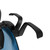 Ergonomic Mesh Office Chair with Synchro-Tilt, Pivot Adjustable Headrest, Lumbar Support, Coat Hanger & Adjustable Arms-Blue/Black [H-2809-1KY-BL-GG]
