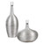 Uttermost Gatsby Silver Ribbed Bottles, S/2