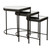 Uttermost India Black Nesting Tables, S/3