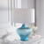 Uttermost Marjorie Frosted Turquoise Table Lamp