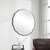 Uttermost Aneta Black Round Mirror