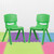 Set of 2 Stacking Plastic Chairs for Elementary Students