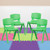 Set of 4 Plastic School Chairs
