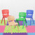 Set of 4 Plastic School Chairs