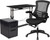 Adjustable Height Office Table: 39.25"W x 23.75"D x 27.25-35.75"H