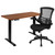 Electric Standing Desk: 47.25"W x 24"D x 28.5-45.25"H