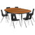 Activity Table Size: 47.5"W x 76"L x 21.25-30.25"H