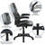Red Gaming Desk and Gray/Black Racing Chair Set with Cup Holder and Headphone Hook [BLN-X10RSG1030-GY-GG]
