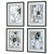 Uttermost Tangled Threads Abstract Framed Prints, S/4