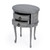 Whitley Powder Gray Oval Side Table