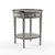 Sampson Powder Gray Accent Table