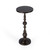 Darien Round Bronze Pedestal End Table