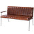 Phoenix Leather & Metal Bench