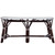 Marcella Dark Brown Rattan Bench