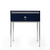 Monika Blue & Silver End Table