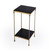 Imogen Iron and Black Granite Side Table