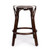 Tobias Dark Brown & White Rattan Counter Stool