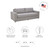 Avendale Linen Blend Sofa EEI-6186-FGR