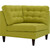 Empress Upholstered Fabric Corner Sofa EEI-2610-WHE