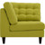 Empress Upholstered Fabric Corner Sofa EEI-2610-WHE