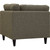 Empress Upholstered Fabric Corner Sofa EEI-2610-OAT