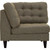 Empress Upholstered Fabric Corner Sofa EEI-2610-OAT