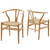 Amish Wood Dining Armchair Set of 2 EEI-4164-NAT