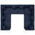 Saybrook Outdoor Patio Upholstered 8-Piece Sectional Sofa EEI-4388-NAV