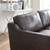 Impart Genuine Leather Sofa EEI-5553-BRN