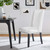 Baron Dining Chair Fabric Set of 2 EEI-2748-WHI-SET