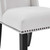 Baron Dining Chair Fabric Set of 2 EEI-2748-WHI-SET