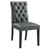 Duchess Dining Chair Vinyl Set of 2 EEI-3472-GRY