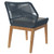 Wellspring Outdoor Patio Teak Wood Dining Chair EEI-5747-BLU-GPH