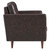 Exalt Tufted Vegan Leather Loveseat EEI-6100-BRN