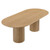 Senja 95" Oval Dining Table EEI-6065-OAK-SET