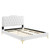 Amber King Platform Bed MOD-6784-WHI