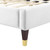 Amber Full Platform Bed MOD-6782-WHI