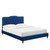 Amber Full Platform Bed MOD-6782-NAV