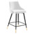 Adorn Performance Velvet Counter Stool Set of 2 EEI-4594-WHI