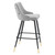 Adorn Performance Velvet Bar Stool Set of 2 EEI-4595-LGR