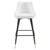 Adorn Performance Velvet Bar Stool Set of 2 EEI-4595-WHI