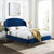 Mira Upholstered Performance Velvet Queen Platform Bed MOD-6131-NAV