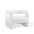 Range Tufted Performance Velvet Accent Armchair Set of 2 EEI-4163-WHI