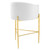 Savour Tufted Performance Velvet Bar Stool EEI-3911-WHI