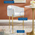 Savour Tufted Performance Velvet Bar Stool EEI-3911-WHI